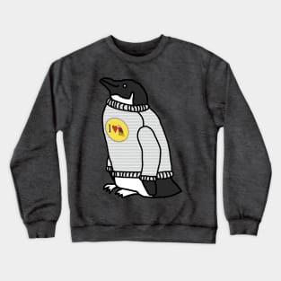 Animals in Clothes Penguin Wearing a Cozy Sweater Crewneck Sweatshirt